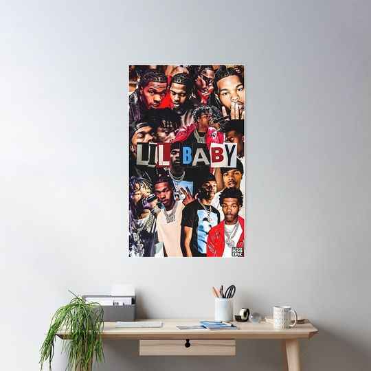 Discover Lil Baby Collage Poster, Gifts for Fan