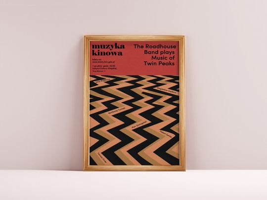 Discover The Roadhouse Band plays Music of Twin Peaks, poster concert