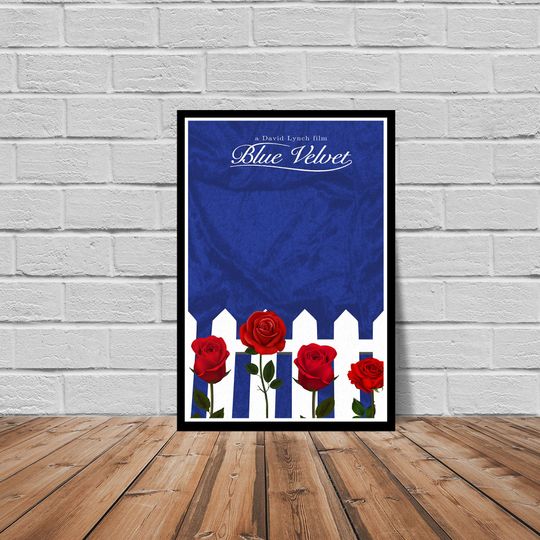 Discover Blue Velvet Movie Poster Original Art Print - David Lynch