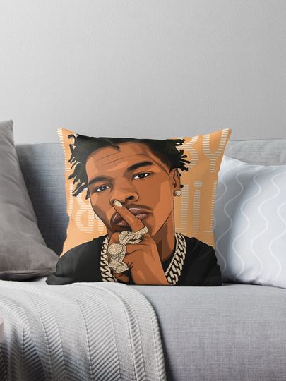 Discover Lil Baby Throw Pillow, Gifts for Fan
