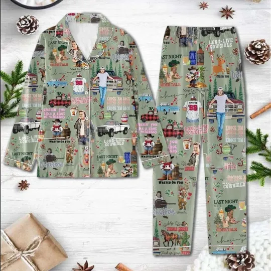 Discover Wa*llen Wes*tern Pajamas Set, Band Pajamas