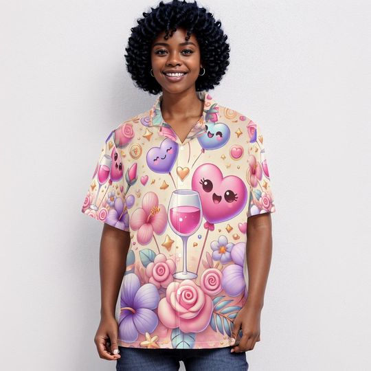 Discover Valentines Gifte Valen tines Gifted Valentin es Shirt! Women's Valentines Giftful Aloha Hawaiians Athletic Hawaiian Shirts