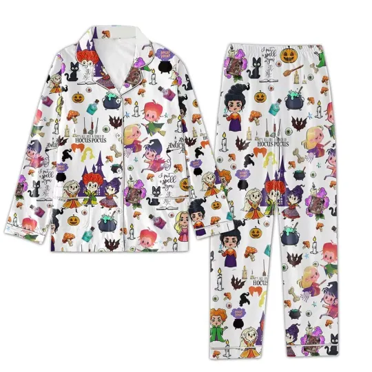 Discover Hoc-us Po-cus Pajamas Set, Witch Ho-cus Poc-us Pajamas