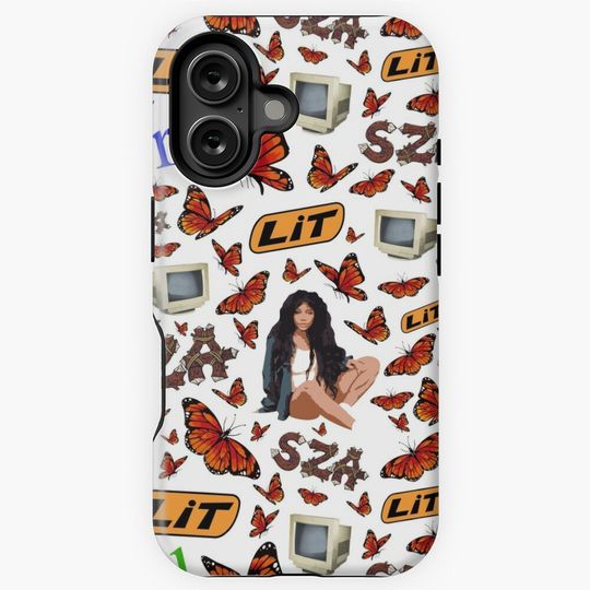 Discover SZA Fan Pack All Over Pattern iPhone Case