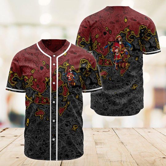 Discover Holographic Colorful Captain Morgan Baseball Jersey - Captain Morgan Jersey
