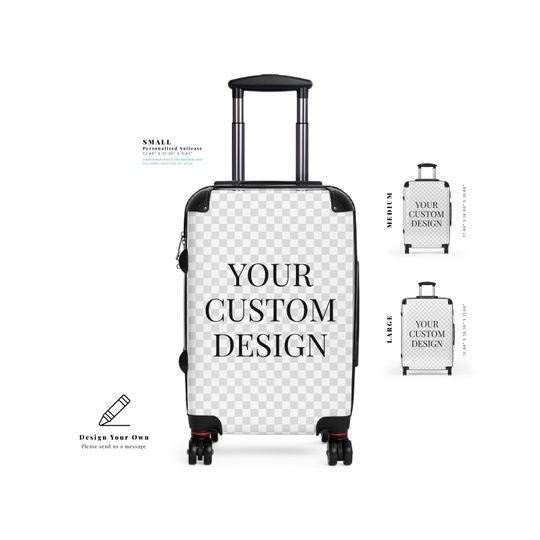 Discover Luggage Travel Bag Personalized Design Add Your Own Custom Luggage Cover