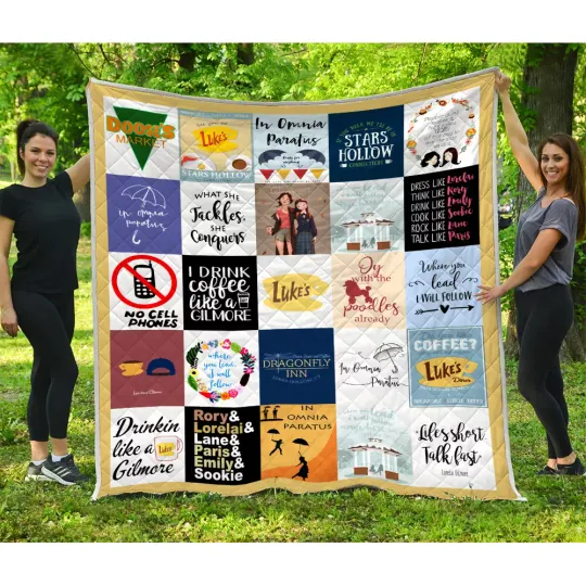 Discover Gilmore Girls Quilt, Gilmore Girls TV Series Quilt Blanket Soft and Cozy Gifts