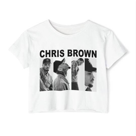 Discover Chris Brown World Tour Crop Top Featuring 11:11 Tour Theme