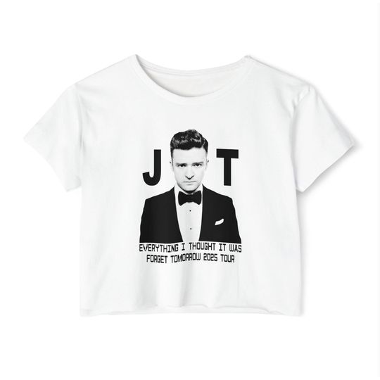 Discover Justin Timberlake Tour Crop Top for Concert Merch