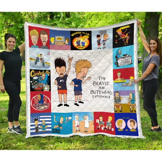 Discover Beavis and Butt-Head Quilt, TV Series Quilt Blanket Soft and Cozy Luxury