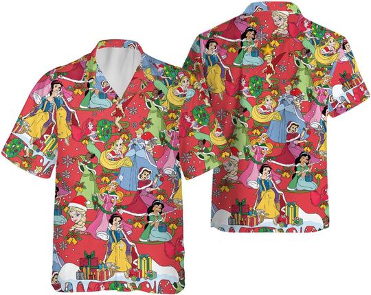 Discover Cartoon Princess Hawaiian Shirts - Princess Hawaiian Shirt