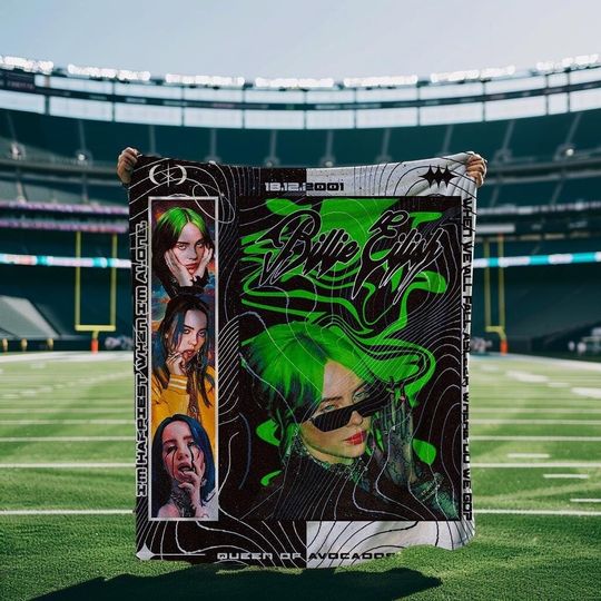Discover Billie Eilish Throw Blanket, Home Decor