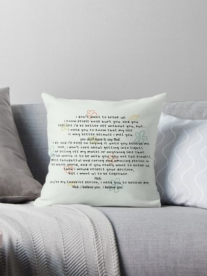 Discover my life is way better because i met you. Pillow