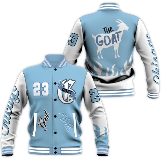Discover Dunkare Legend Blue 11s Varsity Jacket, The G.O.A.T Baseball Jackets