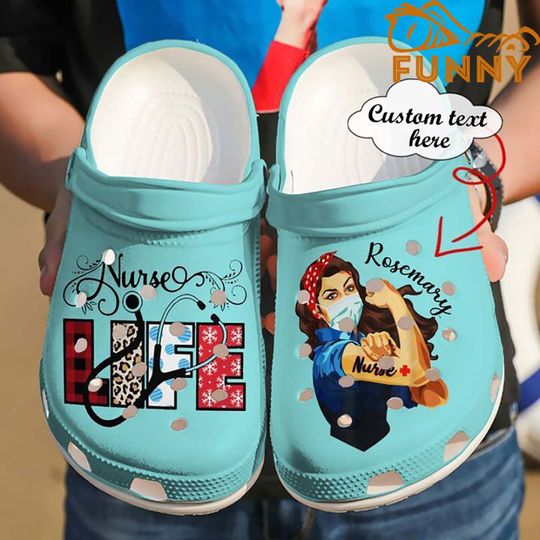 Discover Personalized Nurse Life Strong Clogs Shoes, Nursing Student, Gift For Nurse