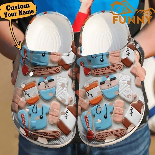 Discover Custom Rx Nursing Classic Clog Shoes, Nursing Student, Gift For Nurse