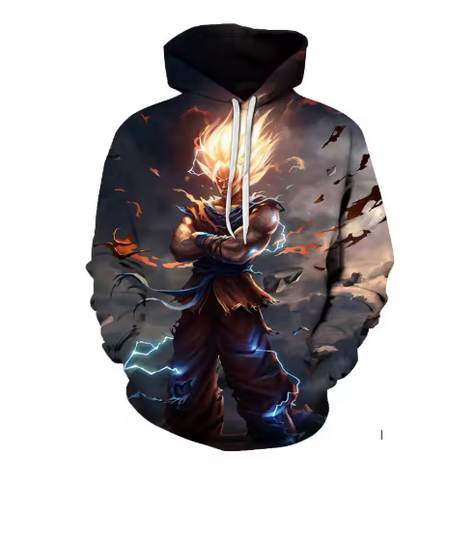 Discover Japan Anime Dragon Ball Goku Hoodie Fashion Casual 3D Printed Hoodies
