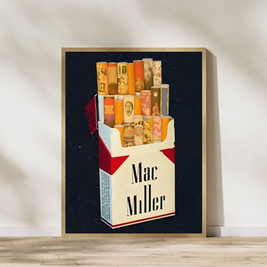 Discover Miller Limited Edition Poster Wall Art, Hip Hop Poster