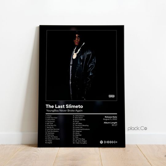 Discover YoungBoy Never Broke Again The Last Slimeto Nav Rapper Hip Hop Poster