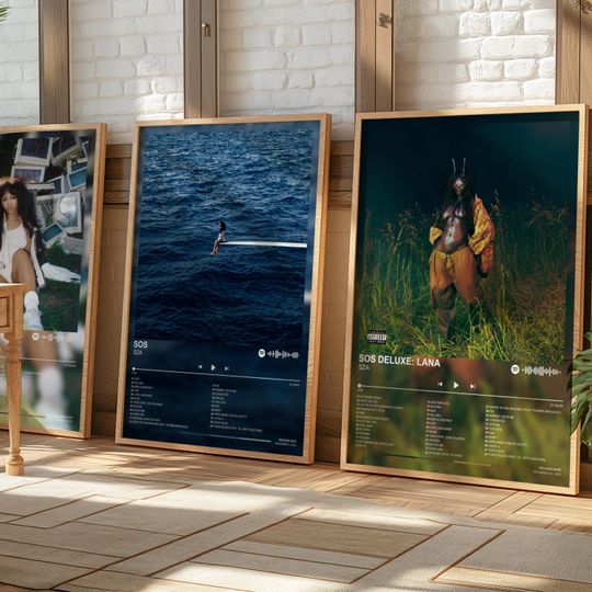 Discover SZA Album Cover Posters Bundle, Music Album Cover, Hip Hop Poster