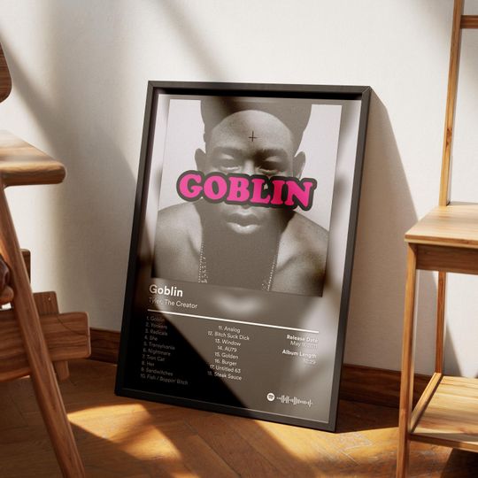 Discover Tyler, The Creator: Goblin Album Poster  Hip Hop Wall Art  Tyler