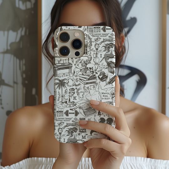 Discover Eras iPhone Case for Tortured Poets and Book Lovers