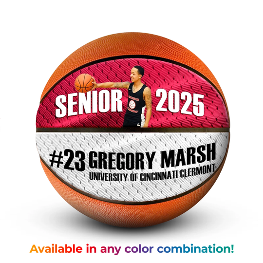 Discover Custom Photo Basketball Gift for Basketball Fans - Swish