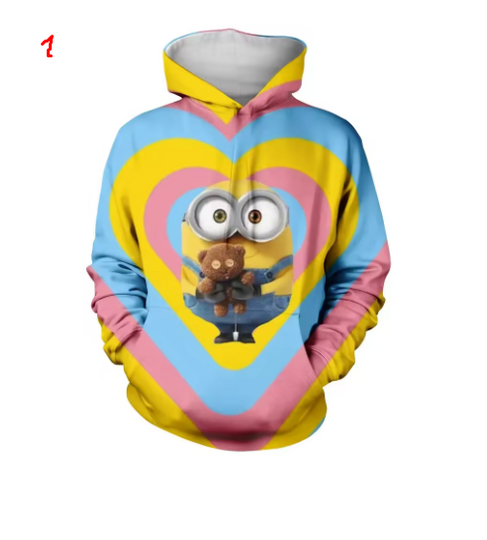 Discover Autumn and Winter  Minions 3D  Hoodie