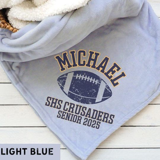 Discover Personalized Sports Blanket, Custom Sports Gift, Personalized Blanket