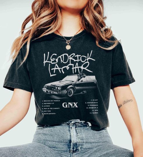Discover Kendrick Lamar GNX shirt, Kendrick Lamar MUSTARD