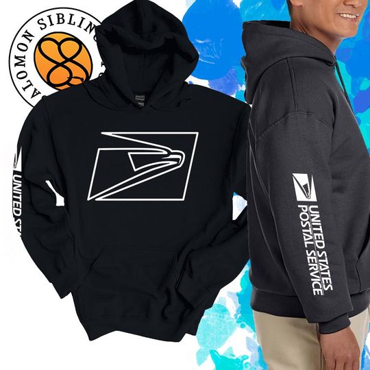 Discover Postal Service- Hoodie Postal Worker, Post Office, Mail Carrier