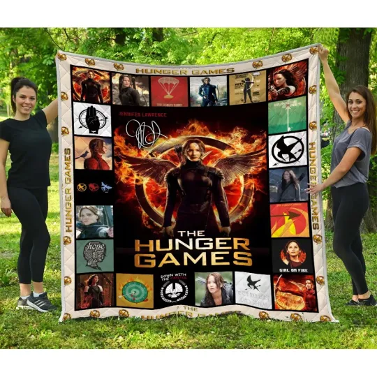 Discover The Hunger Games Quilts, Jennifer Lawrence, Liam Hemsworth Quilt Blanket
