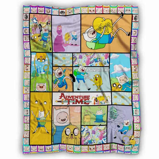 Discover Adventure Time Blanket, Adventure Time TV Series Fleece, Sherpa Blanket