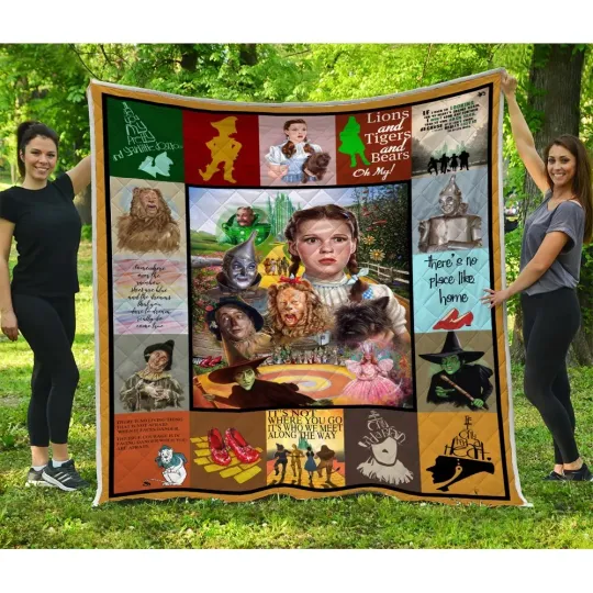 Discover The Wizard Of Oz Quilt, The Wizard Of Oz Quotes Quilt Blanket