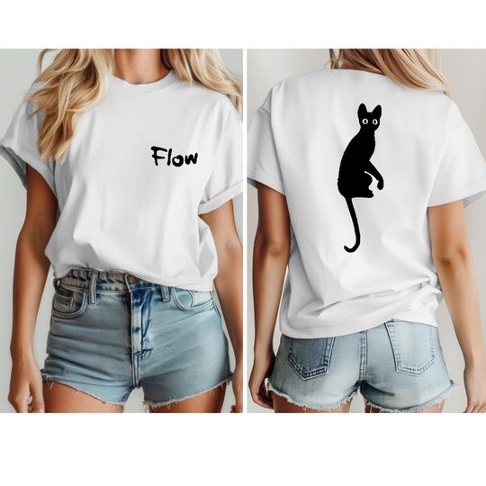Discover Flow Movie Cat T-Shirt for Friends