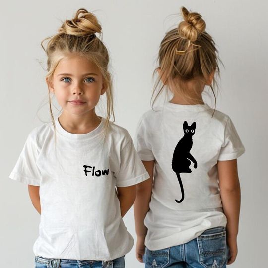 Discover Kids Flow Movie Cat T-Shirt