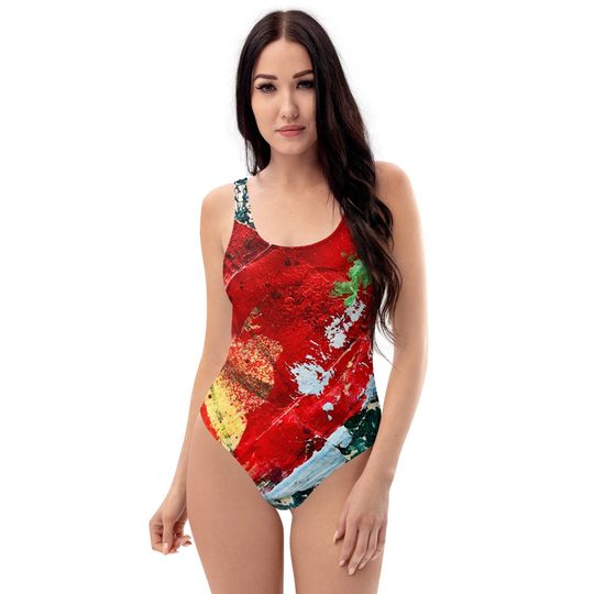 Discover Red Heart Swimsuit