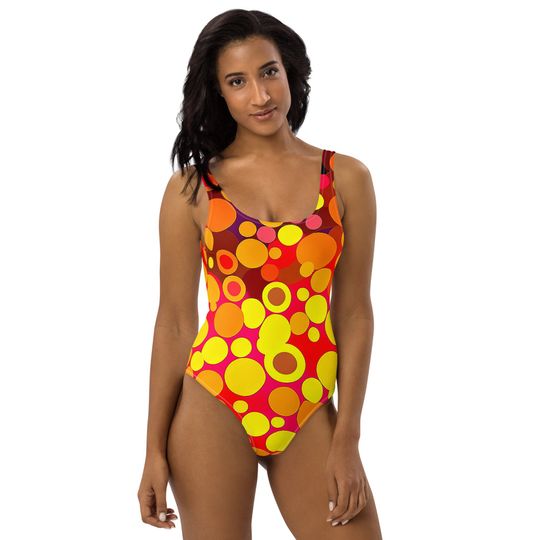 Discover Ariana Style High Cut One-Piece Swimsuit