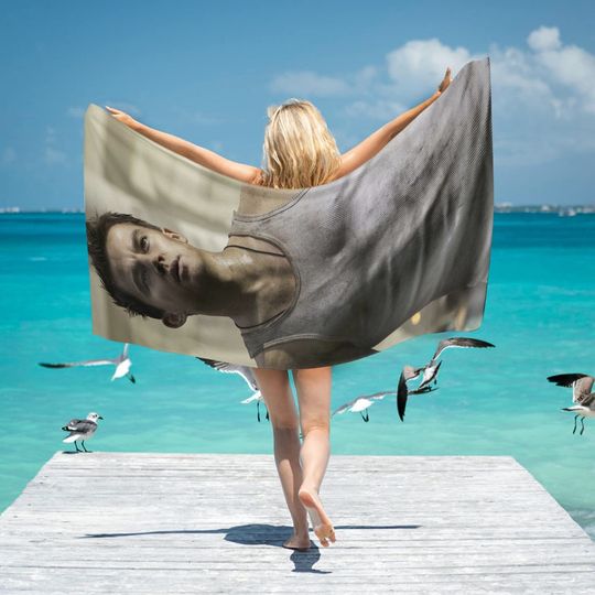 Discover Channing Tatum Beach Towel Cotton