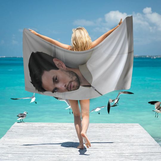 Discover Ben Barnes Beach Towel Cotton