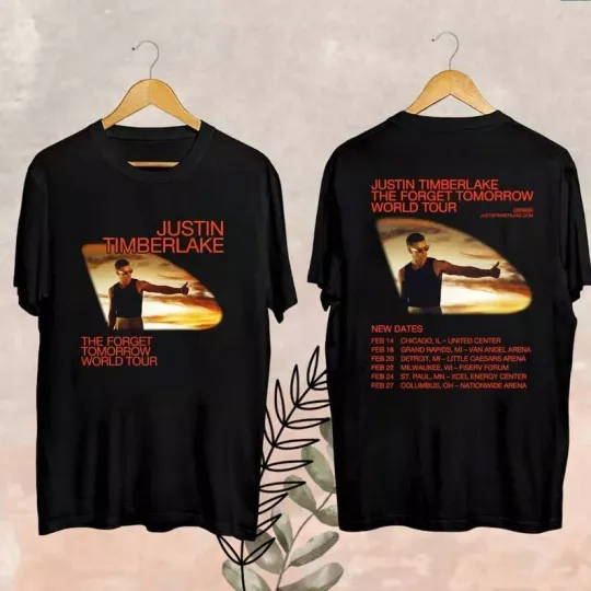 Discover The Forget Tomorrow World Tour 2025 Fan Shirt, 2025 Justin Timberlake The Forget