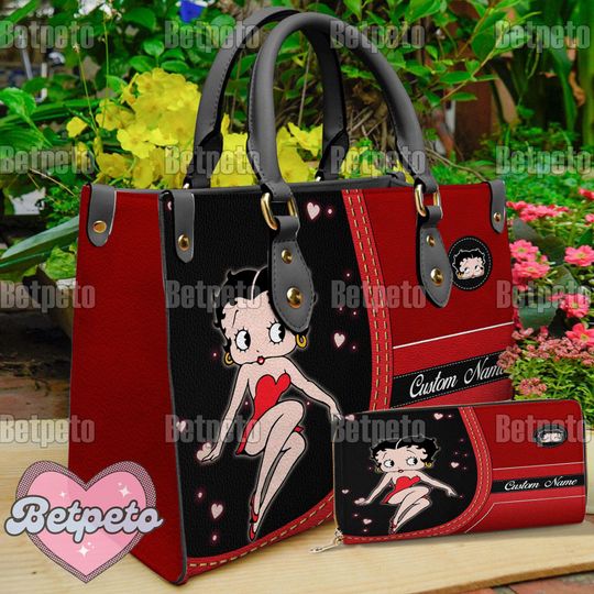 Discover Betty Boop Leather Handbag, Betty Boop Shoulder Bag (Purse Not Included)
