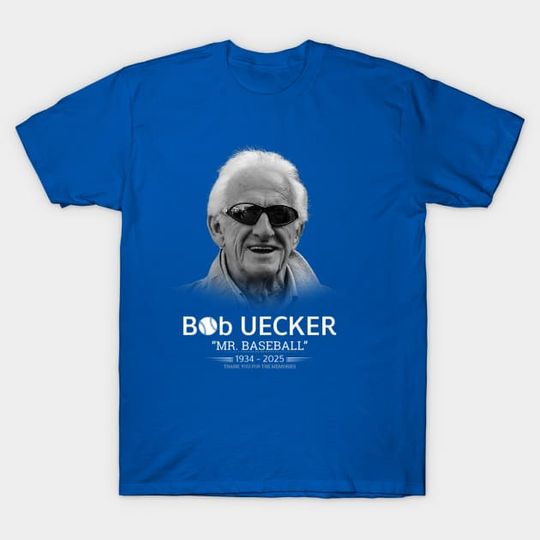Discover Mr Front Row Legend - Bob Rip Uecker - T-Shirt