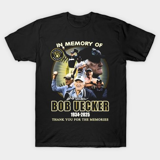 Discover In Memory Of Bob Uecker 1934-2025 Thank You - Bob Uecker - T-Shirt