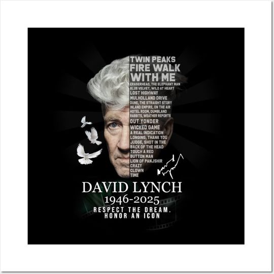 Discover 1946 2025 Respect The Dream Honor An Icon - David Director Lynch - Posters