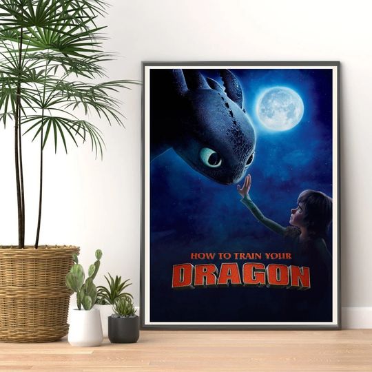Discover How to Train Your Dragon (2010) Movie Poster Print
