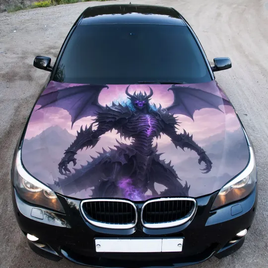 Discover Skeleton Dragon Car Auto Hood Covers Evil Color Graphic Fit Any Car
