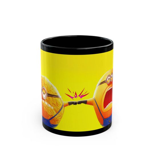 Discover Minions Mug, Despicable Me Coffee Cup, Cute Cartoon Character Tea Mug, Funny Yellow Creatures Gift