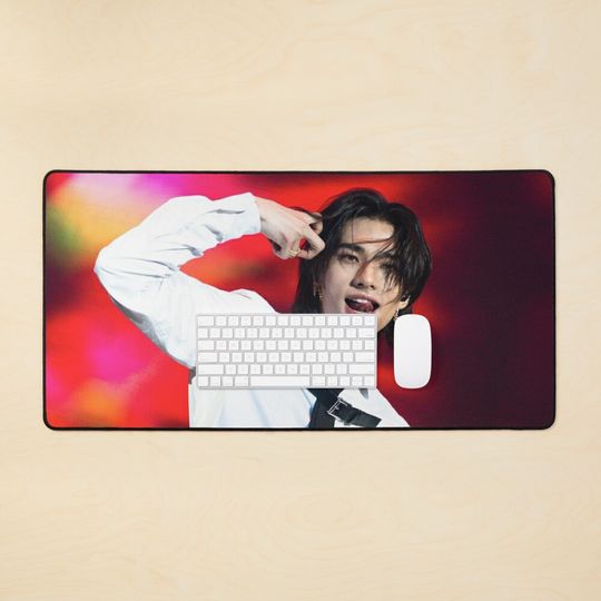 Discover Hyunjin Stray Kids Desk Mats, Accessories Gifts