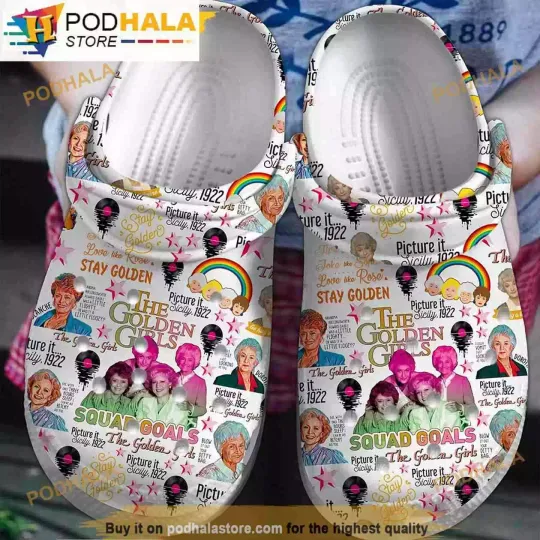 Discover Movie The Golden Girl 3D Funny Clogs Shoes Adults, Gift for Fan